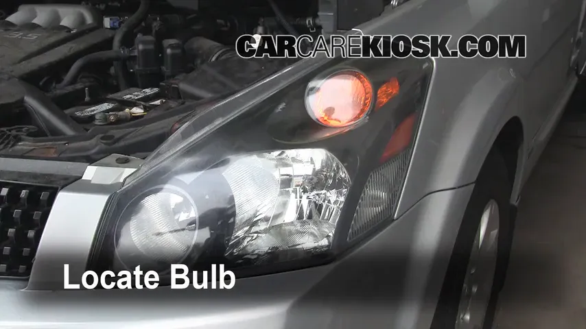 2006 Nissan Quest S 3.5L V6 Luces Luz de carretera (reemplazar foco) 